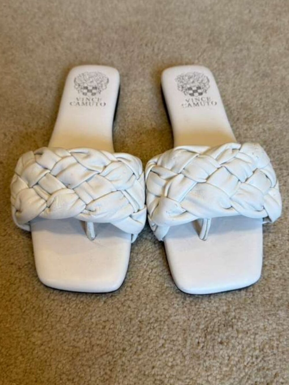 Vince Camuto Gryfynn woven slide sandals